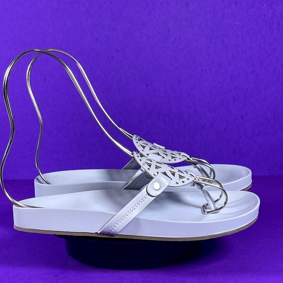 DV Dolce Vita Girls Blue Prisma Flip-Flop Sandals Shoe Size 4 - Picture 1 of 8